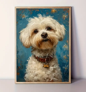 Preview: Diamond Painting Bichon Frise